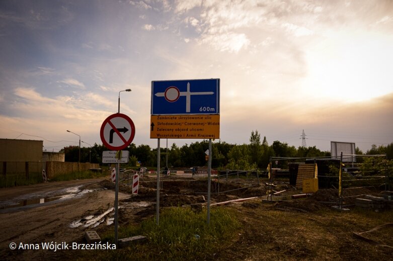  Skierniewice: Do końca czerwca rondo ul. Skłodowskiej z Czerwoną będzie gotowe 