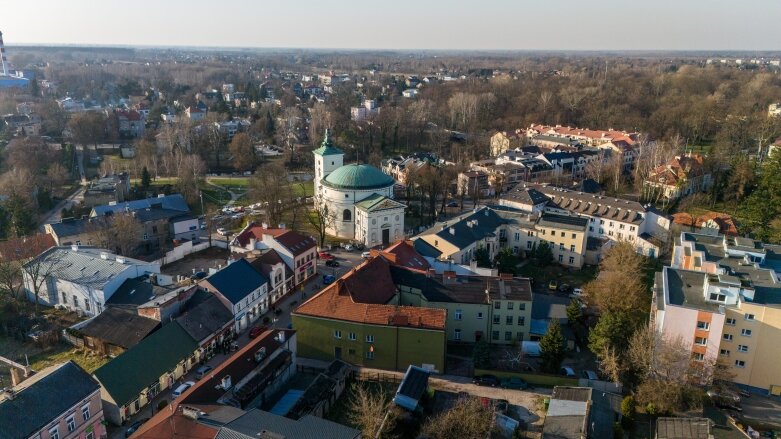  Spojrzenie na centrum z góry 