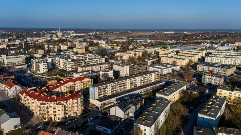  Spojrzenie na centrum z góry 