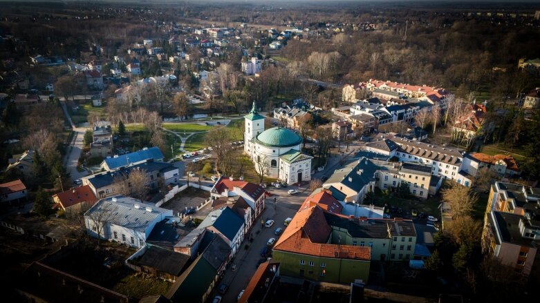  Spojrzenie na centrum z góry 