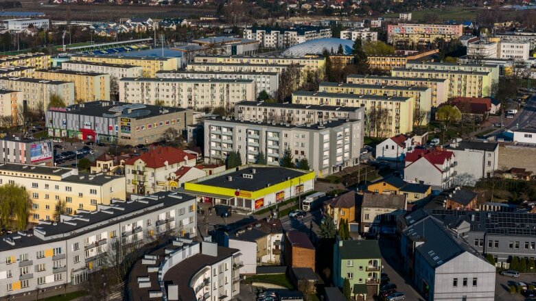  Spojrzenie na centrum z góry 