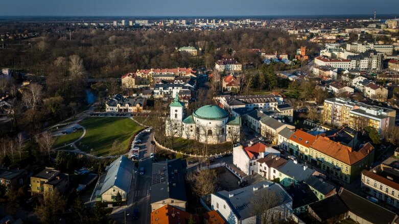  Spojrzenie na centrum z góry 