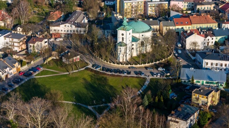  Spojrzenie na centrum z góry 