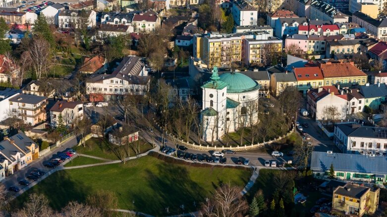  Spojrzenie na centrum z góry 