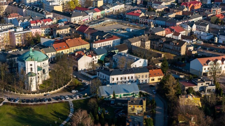  Spojrzenie na centrum z góry 