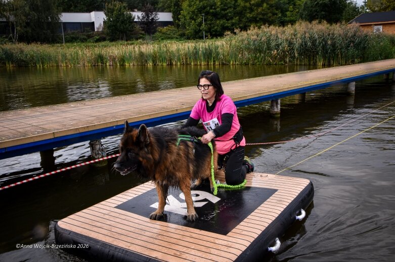  K9B nad Zalewem Zadębie. Człowiek i pies na jednej trasie 