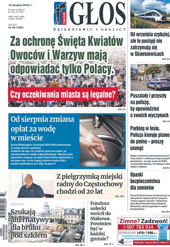 Głos Skierniewic i Okolicy 15.08.2024 r. 15 sierpnia 2024